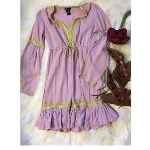 VINTAGE LILAC TUNIC DRESS size XS run small